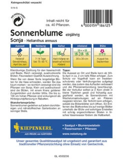 Sonnenblume Sonja | Sonnenblumensamen Von Kiepenkerl