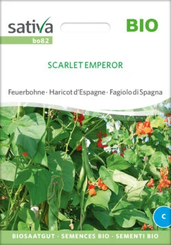 Feuerbohnen Scarlet Emperor | BIO Bohnensamen Von Sativa Rheinau -Samenhaus Geschäft 534310 BIO Feuerbohnen Scarlet Emperor bo82 sr 0
