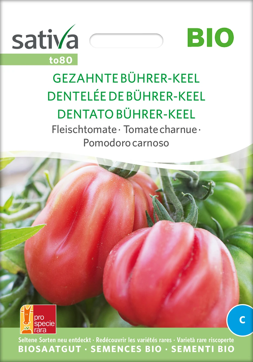 Fleischtomate Gezahnte Bührer-Keel | BIO Fleischtomatensamen Von Sativa Rheinau 3 Fleischtomate Gezahnte Bührer-Keel | BIO Fleischtomatensamen Von Sativa Rheinau