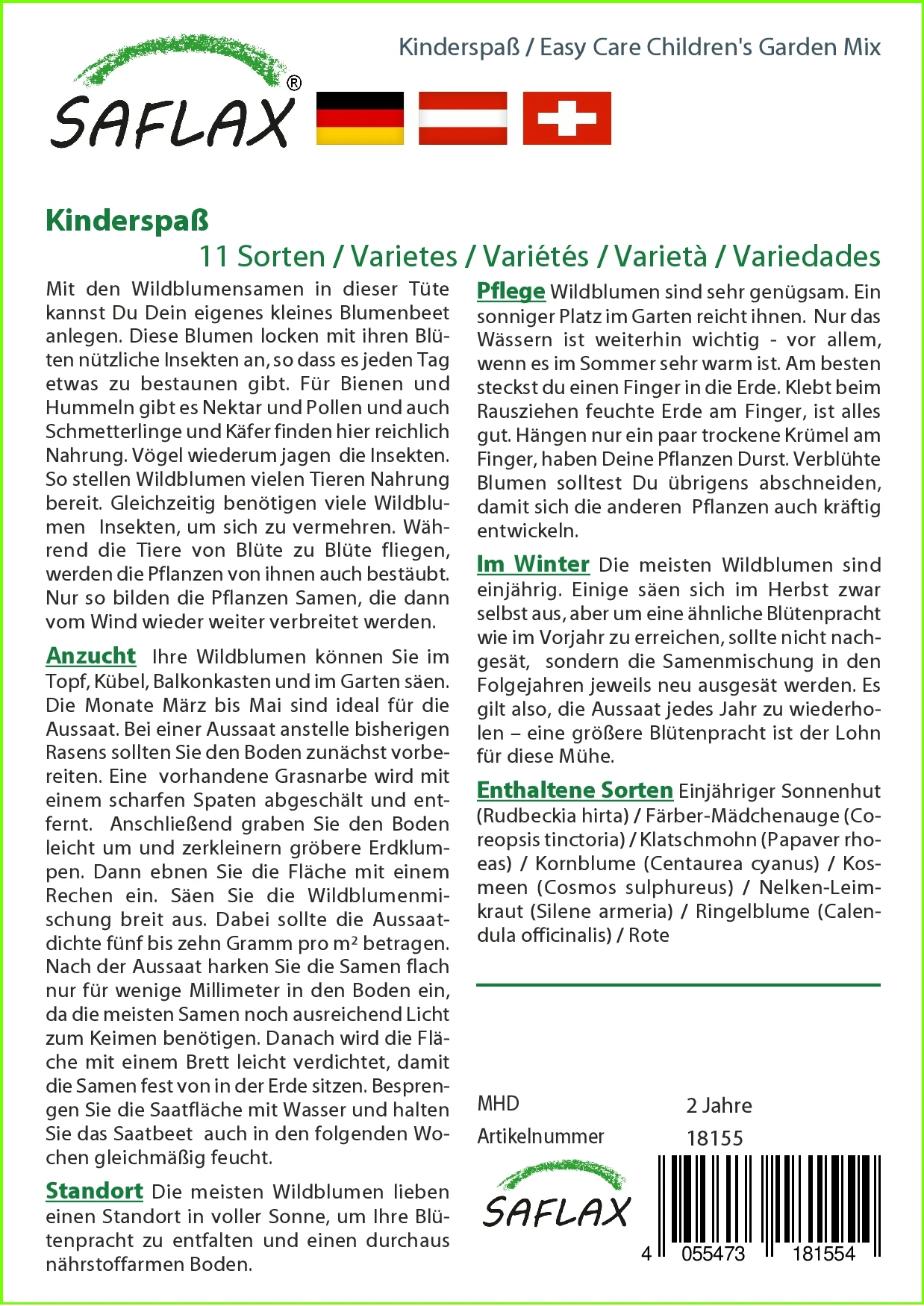 Blumenwiese Kinderspaß | Wildblumenwiese Von Saflax 3 Blumenwiese Kinderspaß | Wildblumenwiese Von Saflax