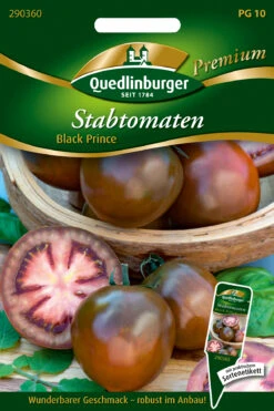 Stabtomate Black Prince | Stabtomatensamen Von Quedlinburger