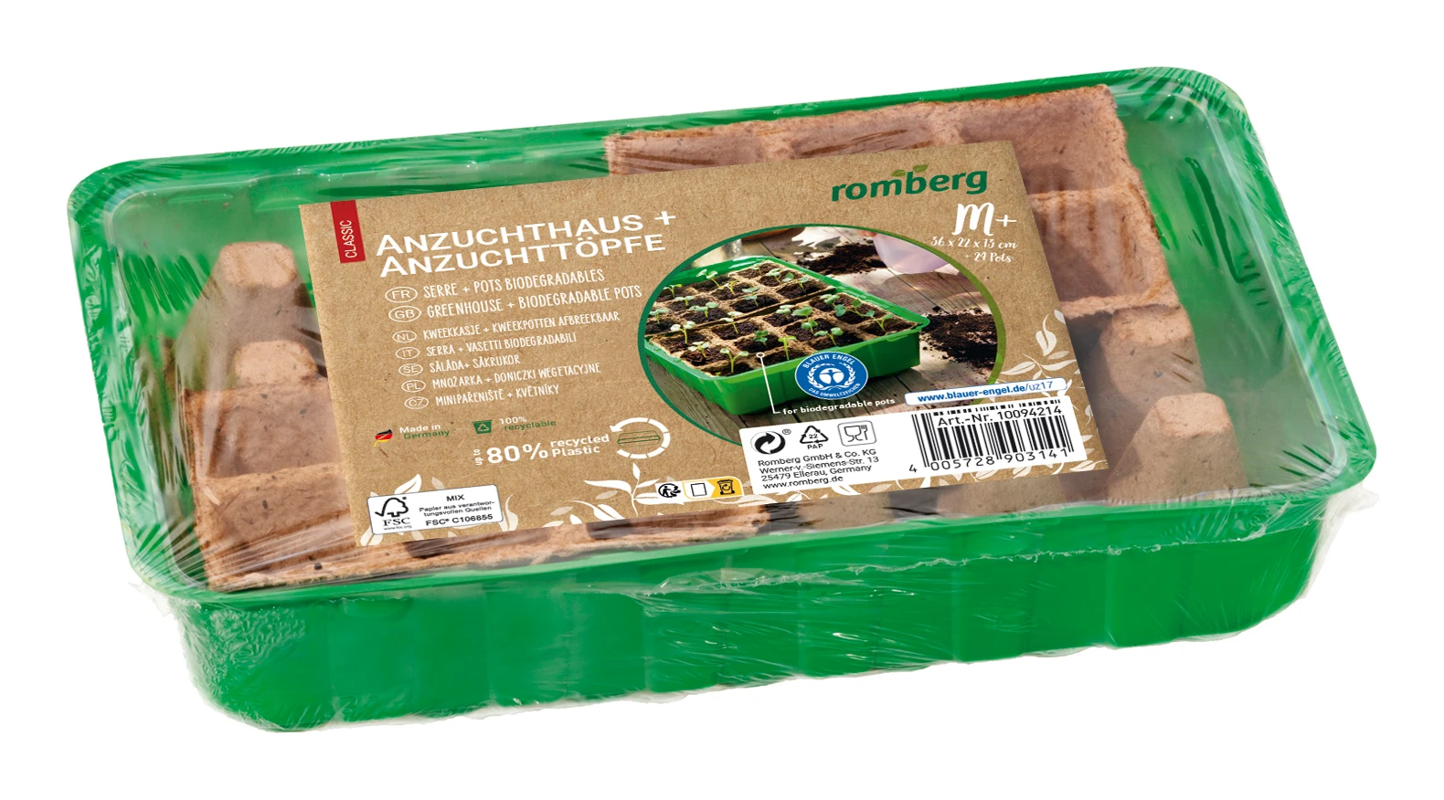 Anzuchthaus M PLUS & Anzuchttöpfe | Mini-Gewächshaus Von Romberg 3 Anzuchthaus M PLUS & Anzuchttöpfe | Mini-Gewächshaus Von Romberg