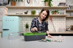 BoQube Gewächshaus &amp; Pflanzkasten L Anthrazit-grün | Zimmergewächshäuser Von Romberg -Samenhaus Geschäft 539702 BoQube Gewaechshaus Farbe anthrazit gru 9