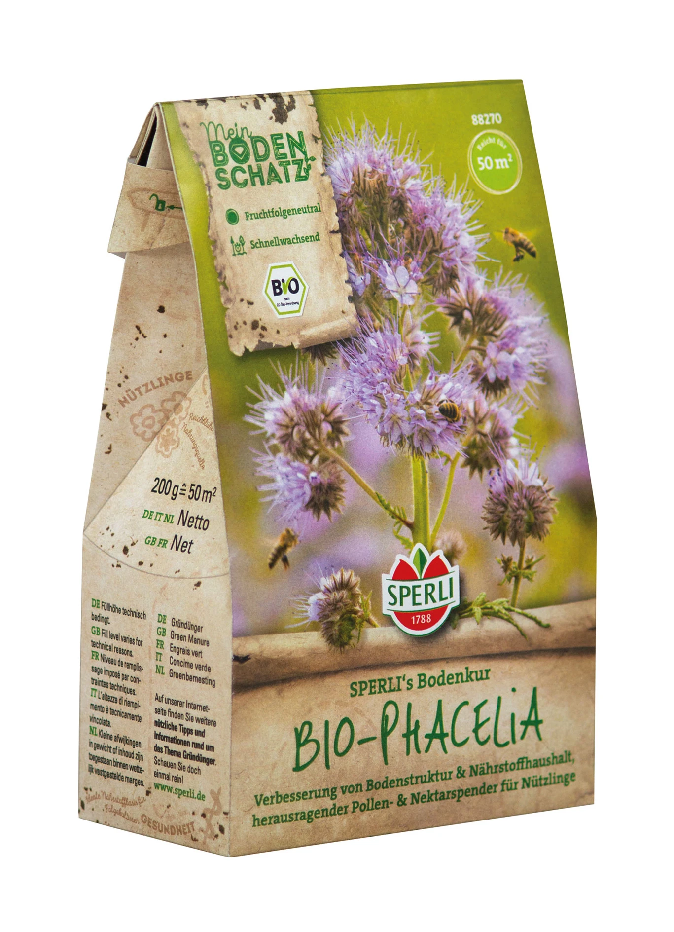 Gründünger Phacelia 200 G | BIO Phaceliasamen Von Sperli 3 Gründünger Phacelia 200 G | BIO Phaceliasamen Von Sperli