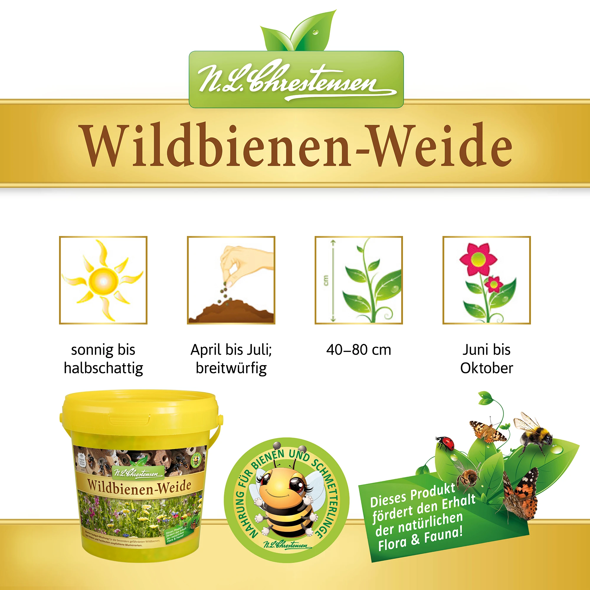 Wildbienen - Weide Im 1 L Eimer | Bienenwiese Von N.L. Chrestensen 3 Wildbienen - Weide Im 1 L Eimer | Bienenwiese Von N.L. Chrestensen