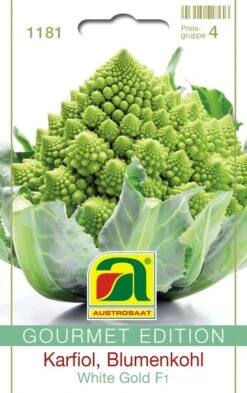 Karfiol White Gold F1 (Romanesco) | Romanescosamen Von Austrosaat