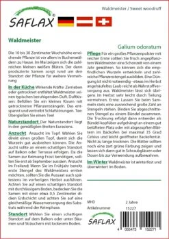 Waldmeister | Waldmeistersamen Von Saflax