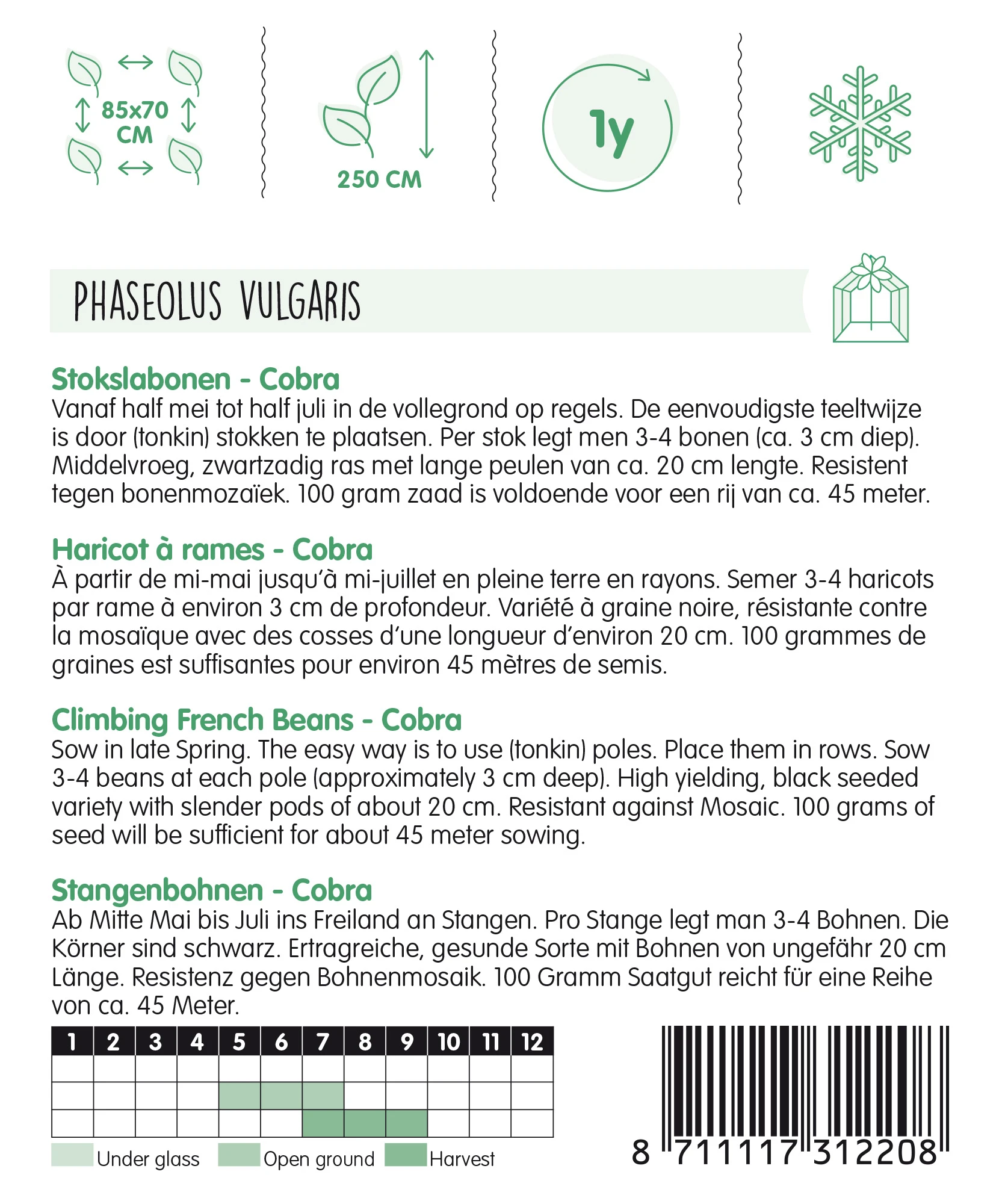 Stangenbohnen Cobra (100 G) | Stangenbohnensamen Von Hortitops 4 Stangenbohnen Cobra (100 G) | Stangenbohnensamen Von Hortitops – Bild 2