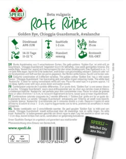 Rote Rübe Golden Eye, Chioggia Guardsmark, Avalanche, (Saatband) | Rote Beetesamen Von Sperli