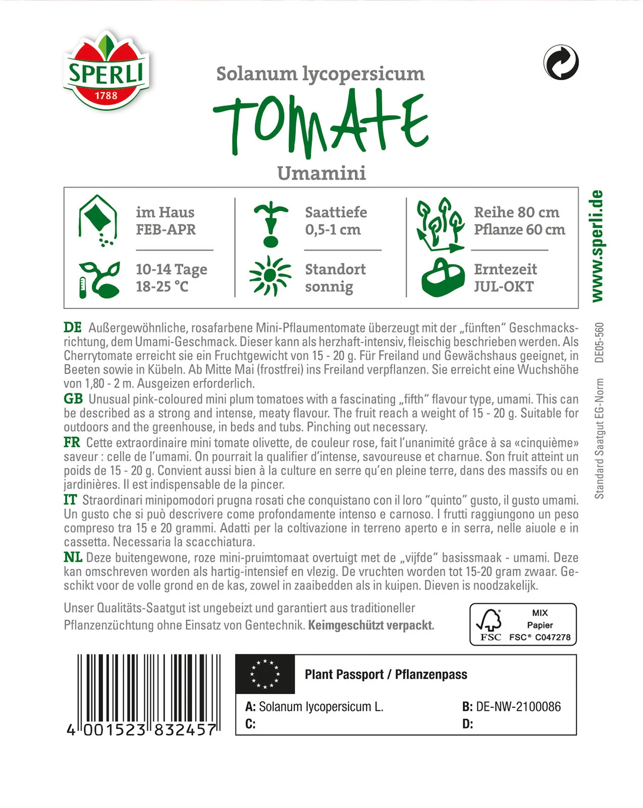 Cherry-Tomate Umamini | Kirschtomatensamen Von Sperli F1 4 Cherry-Tomate Umamini | Kirschtomatensamen Von Sperli F1 – Bild 2