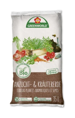 BIO Anzucht- &amp; Kräutererde (35 L) | Aussaaterde Von ASB Greenworld