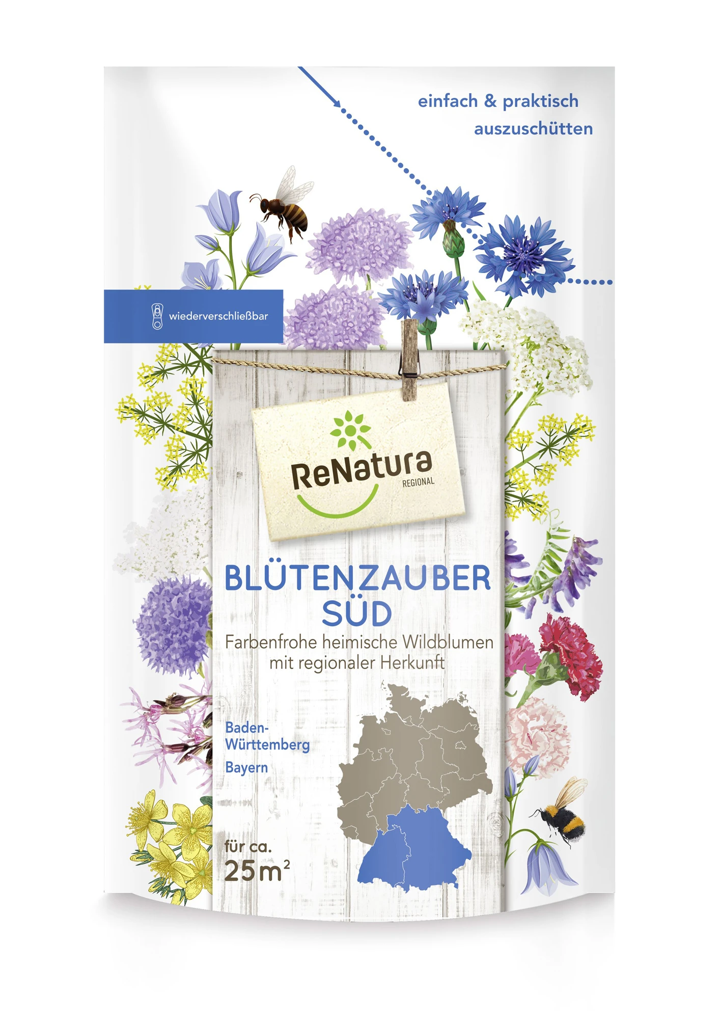 Regio Blütenzauber Süd (275 G) | Wildblumenwiese Von ReNatura 3 Regio Blütenzauber Süd (275 G) | Wildblumenwiese Von ReNatura