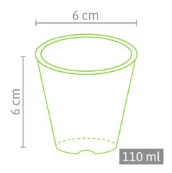 6 X 6 Cm Anzuchttopf Rund (2520 Stück) | Anzuchttöpfe Von Fertil -Samenhaus Geschäft 548145 6 x 6 cm Anzuchttoepfe rund 2520 Stueck 505 C 1 2