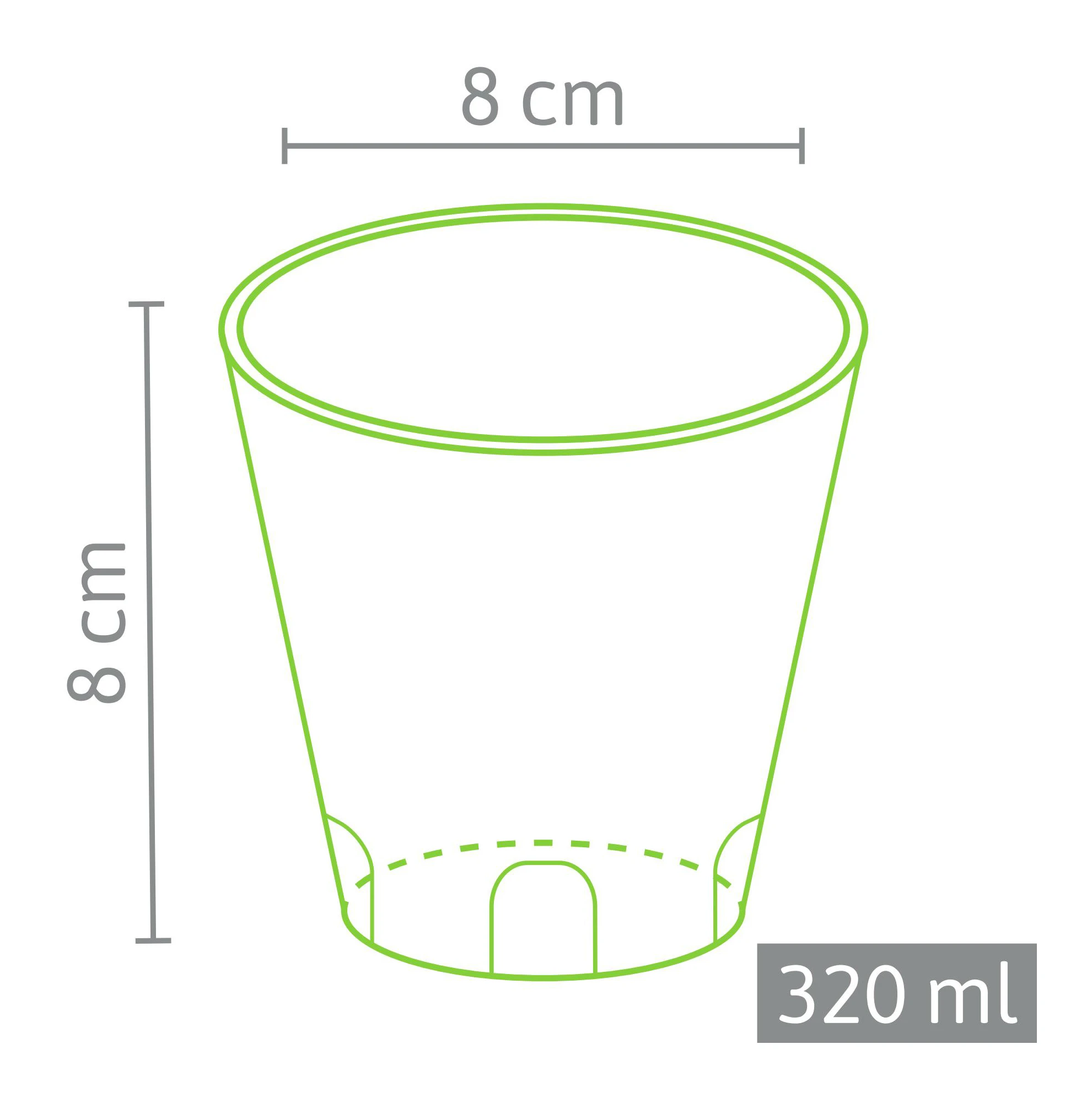 8 X 8 Cm Anzuchttopf Rund (1100 Stück) | Anzuchttöpfe Von Fertil 5 8 X 8 Cm Anzuchttopf Rund (1100 Stück) | Anzuchttöpfe Von Fertil – Bild 3
