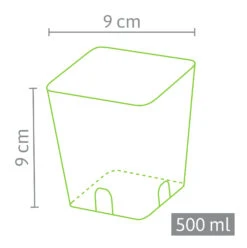 9 X 9 Cm Anzuchttopf Quadratisch (740 Stück) | Anzuchttöpfe Von Fertil