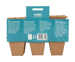 6 X 6 Cm Anzuchttopf Strips (32 Stück) | Anzuchttöpfe Von Sogo -Samenhaus Geschäft 548516 6 x 6 cm Organic Toepfe strips 32 Stueck 887312 sg 1