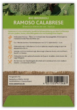 Brokkoli Ramoso Calabrese (100 Stück) | BIO Kohlsamen Von FLORTUS
