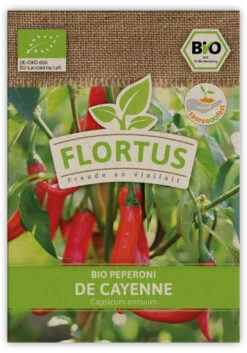 Peperoni De Cayenne (100 Stück) | BIO Peperonisamen Von FLORTUS