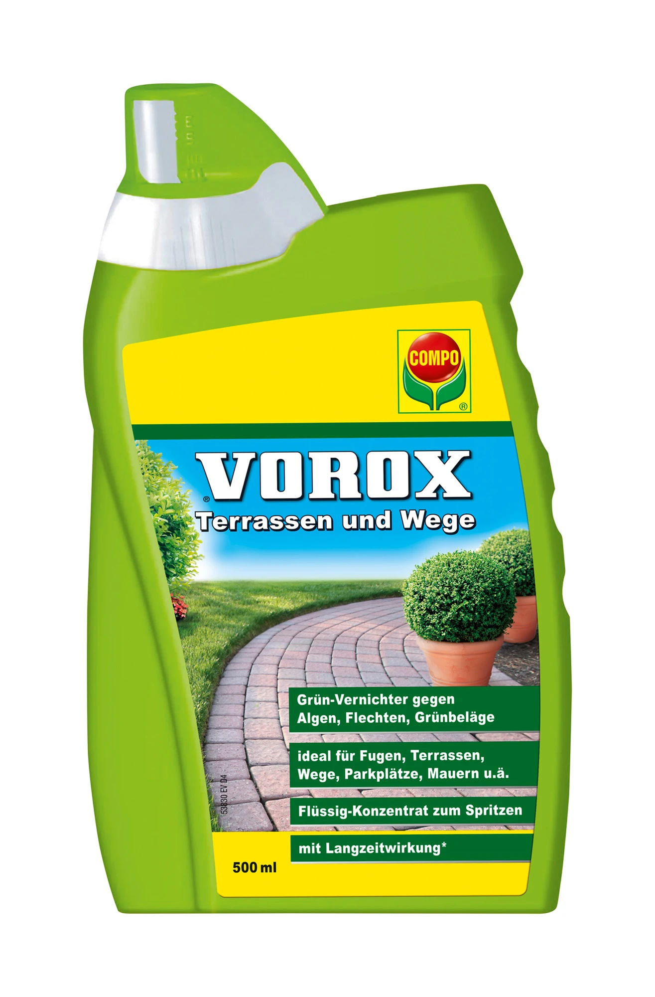 VOROX Terrassen Und Wege (500 Ml) | Fallen Und Fernhaltemittel Von COMPO 3 VOROX Terrassen Und Wege (500 Ml) | Fallen Und Fernhaltemittel Von COMPO