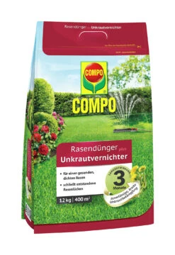 Rasendünger Plus Unkrautvernichter (12 Kg) | Dünger Von COMPO