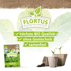 Winterportulak Postelein (100 Tütchen) | BIO Portulaksamen Von FLORTUS -Samenhaus Geschäft 551882 BIO Winterportulak Postelein 100 Tuetchen 2000 0563 2