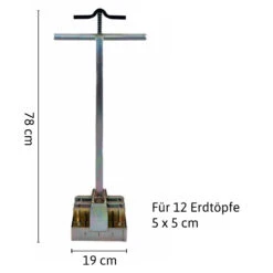 Erdballenpresse Multi 12 Soil Blocker | Erdtopfpressen Von Ladbrooke Soil Blockers -Samenhaus Geschäft 551995 Erdballenpresse Multi 12 Soil Blocker LADMUL12 lsb 2