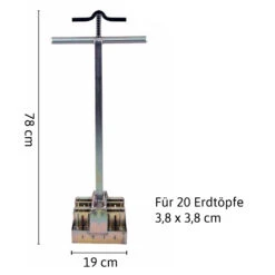 Erdballenpresse Multi 20 Soil Blocker | Erdtopfpressen Von Ladbrooke Soil Blockers -Samenhaus Geschäft 551996 Erdballenpresse Multi 20 Soil Blocker LADMUL20 lsb 2