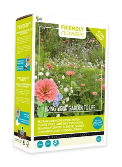 Friendly Flowers XL Sommerblumen Pastel (50 M²) | Blumensamenmischung Von Buzzy Seeds