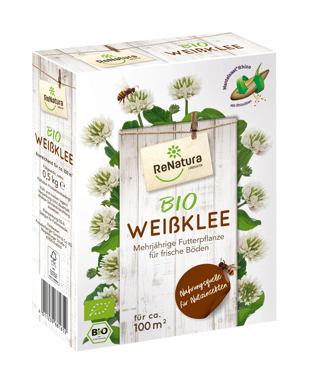Weißklee MSR (500 G) | BIO Gründünger Von ReNatura 3 Weißklee MSR (500 G) | BIO Gründünger Von ReNatura
