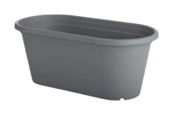 60 Cm Ovaler Blumentrog Anthrazit | Töpfe Von Clever Pots -Samenhaus Geschäft 553511 60 cm ovaler Blumentopf Anthrazit 1 Stueck 515794 kp 0
