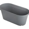 60 Cm Ovaler Blumentrog Anthrazit | Töpfe Von Clever Pots -Samenhaus Geschäft 553511 60 cm ovaler Blumentopf Anthrazit 1 Stueck 515794 kp 1