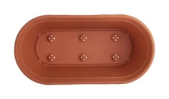 60 Cm Ovaler Blumentrog Terrakotta | Töpfe Von Clever Pots -Samenhaus Geschäft 553513 60 cm ovaler Blumentopf Terrakotta 1 Stueck 515792 kp 2