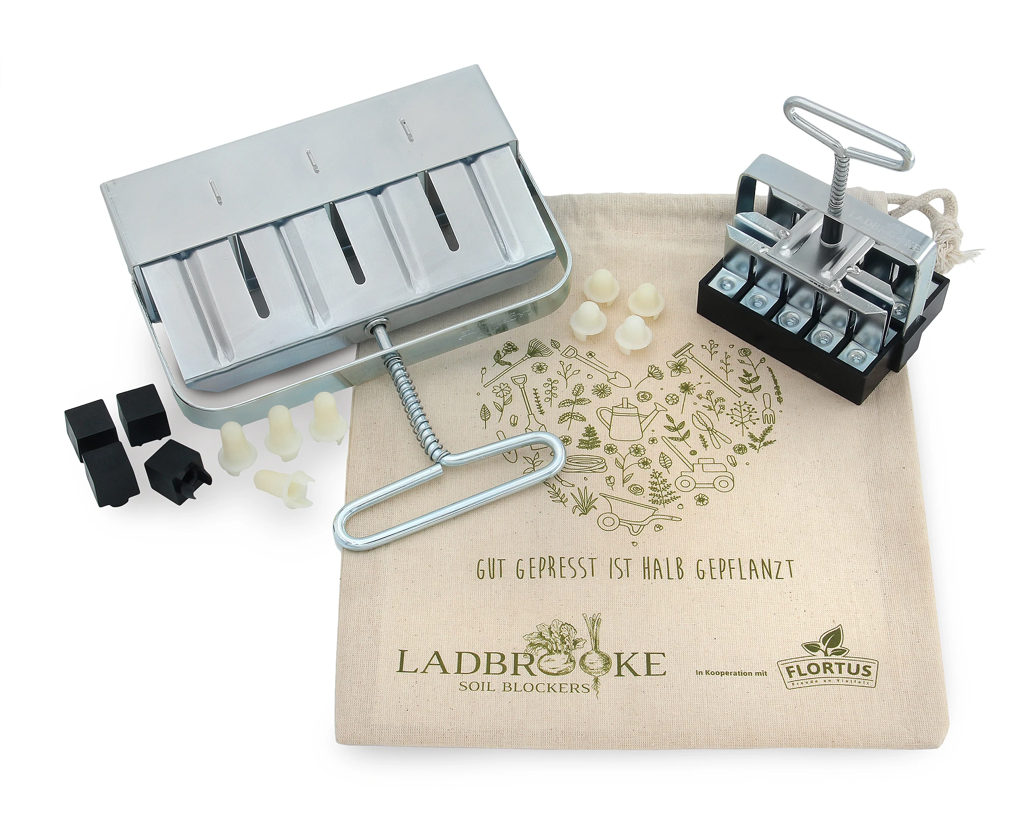 Erdballenpressen Starter Set | Erdtopfpressen Von Ladbrooke Soil Blockers 9 Erdballenpressen Starter Set | Erdtopfpressen Von Ladbrooke Soil Blockers – Bild 7