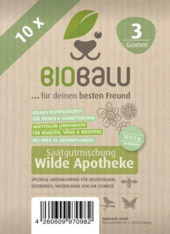 Wilde Apotheke (10 Stück) | Wildblumenwiese Von Biobalu -Samenhaus Geschäft 554551 Wilde Apotheke 10 Stueck BB1026 1