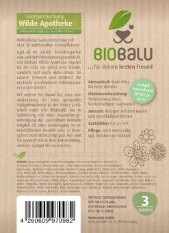 Wilde Apotheke (10 Stück) | Wildblumenwiese Von Biobalu -Samenhaus Geschäft 554551 Wilde Apotheke 10 Stueck BB1026 2