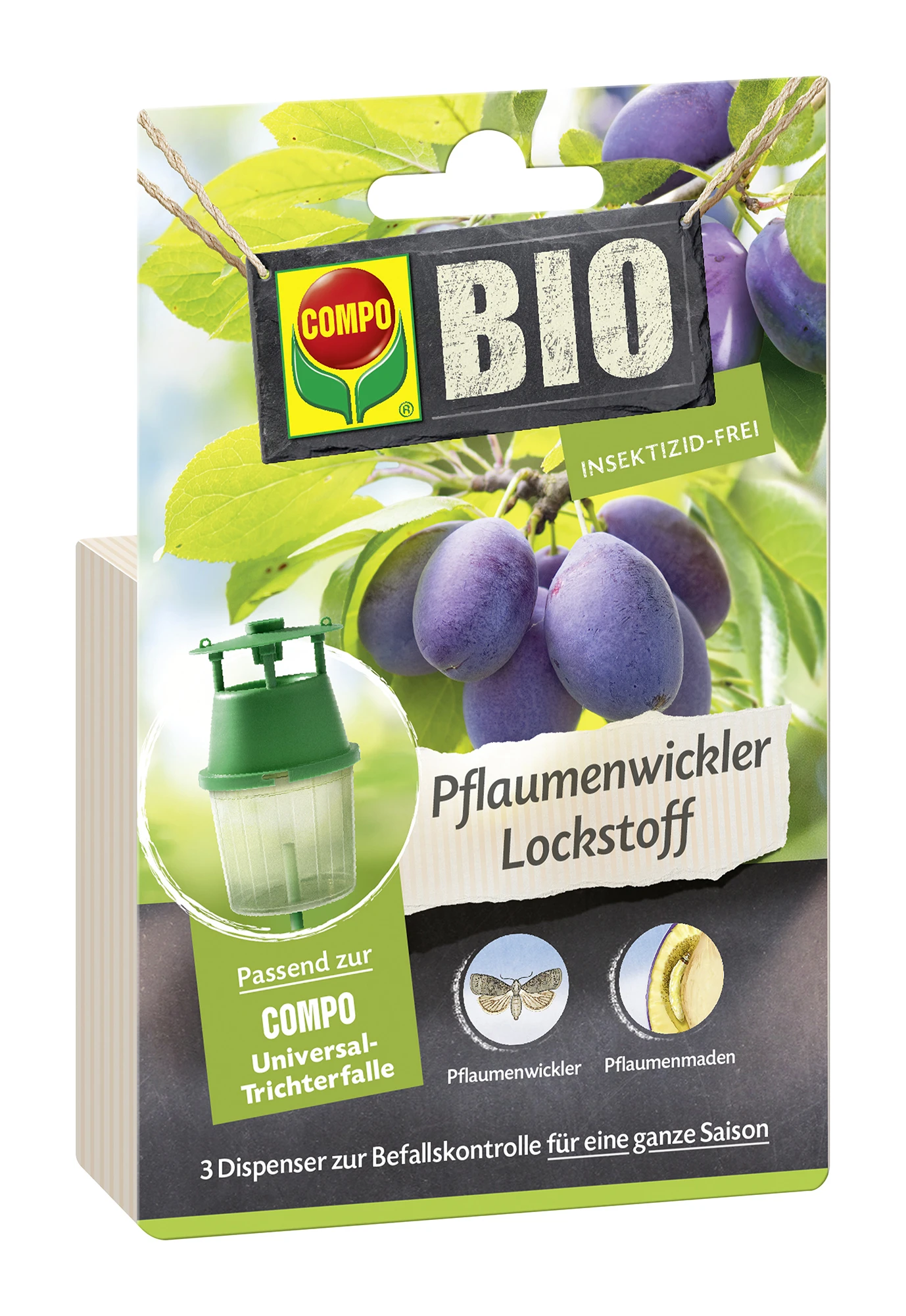 Pflaumenwickler Lockstoff | BIO Fallen Und Fernhaltemittel Von COMPO 3 Pflaumenwickler Lockstoff | BIO Fallen Und Fernhaltemittel Von COMPO