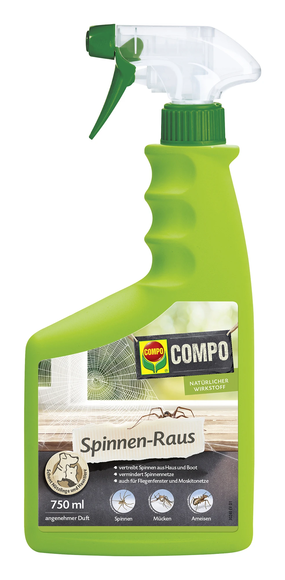 Spinnen-Raus (750 Ml) | Fallen Und Fernhaltemittel Von COMPO 3 Spinnen-Raus (750 Ml) | Fallen Und Fernhaltemittel Von COMPO