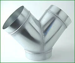 Y-Stück, Metall, ø 200 Mm