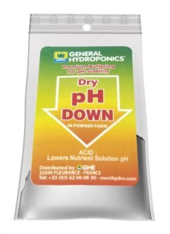 GHE PH Down, Granulat Ist Rückstandsfrei Wasserlöslich, Pulver, 25 G | PH-Regulatoren Von GHE