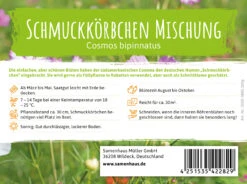 Wiesenblume Schmuckkörbchen (100 G) | Cosmeasamen Von FLORTUS -Samenhaus Geschäft 558930 Wiesenblume Schmuckkoerbchen 100 g 2000 0881 3
