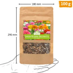 Wiesenblume Zinnien Mischung Dahlienblütig (100 G) | Zinniensamen Von FLORTUS 9 Wiesenblume Zinnien Mischung Dahlienblütig (100 G) | Zinniensamen Von FLORTUS -Samenhaus Geschäft 558932 Wiesenblume Zinnie Mischung dahlienbluetig 100 g 2000 0884 100g 4