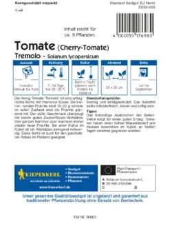 Cherry-Tomate Tremolo F1 | Cherrytomatensamen Von Kiepenkerl