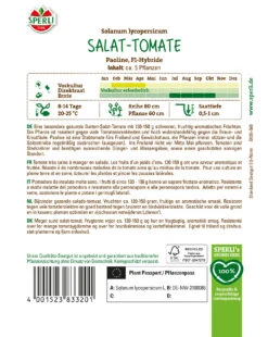 Salattomate Paoline F1 | Tomatensamen Von Sperli