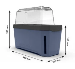 HARRY HERBS Kräutertopf Blau | Kräutertöpfe Von Gusta Garden -Samenhaus Geschäft 560340 HARRY HERBS blau 104B10 gg 9