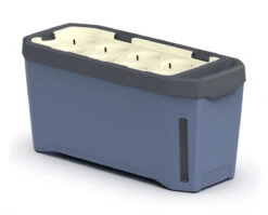 HARRY HERBS Blau Ohne Haube | Kräutertöpfe Von Gusta Garden