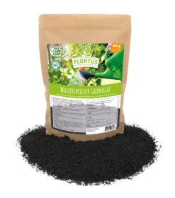 BIO Wasserspeicher Granulat | BIO Bodenbewässerung Von FLORTUS -Samenhaus Geschäft 560707 BIO Wasserspeicher Granulat 2000 0986 800g 1