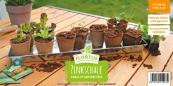 Zinkschale (1 Stück) | Anzuchtschalen Von FLORTUS