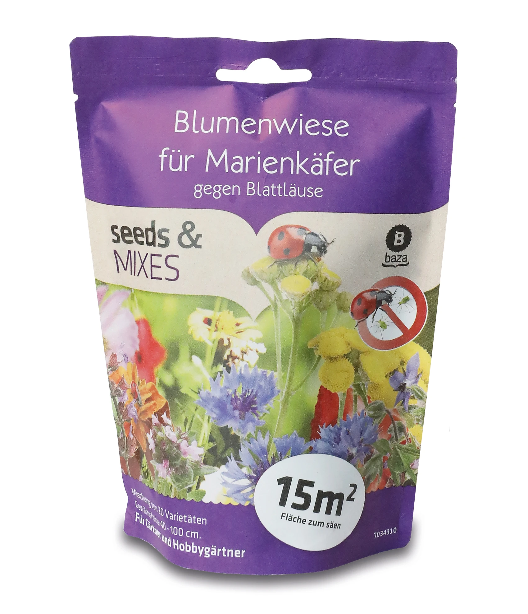 Blumenwiese Für Marienkäfer (15 M²) | Insektenwiese Von Baza 3 Blumenwiese Für Marienkäfer (15 M²) | Insektenwiese Von Baza