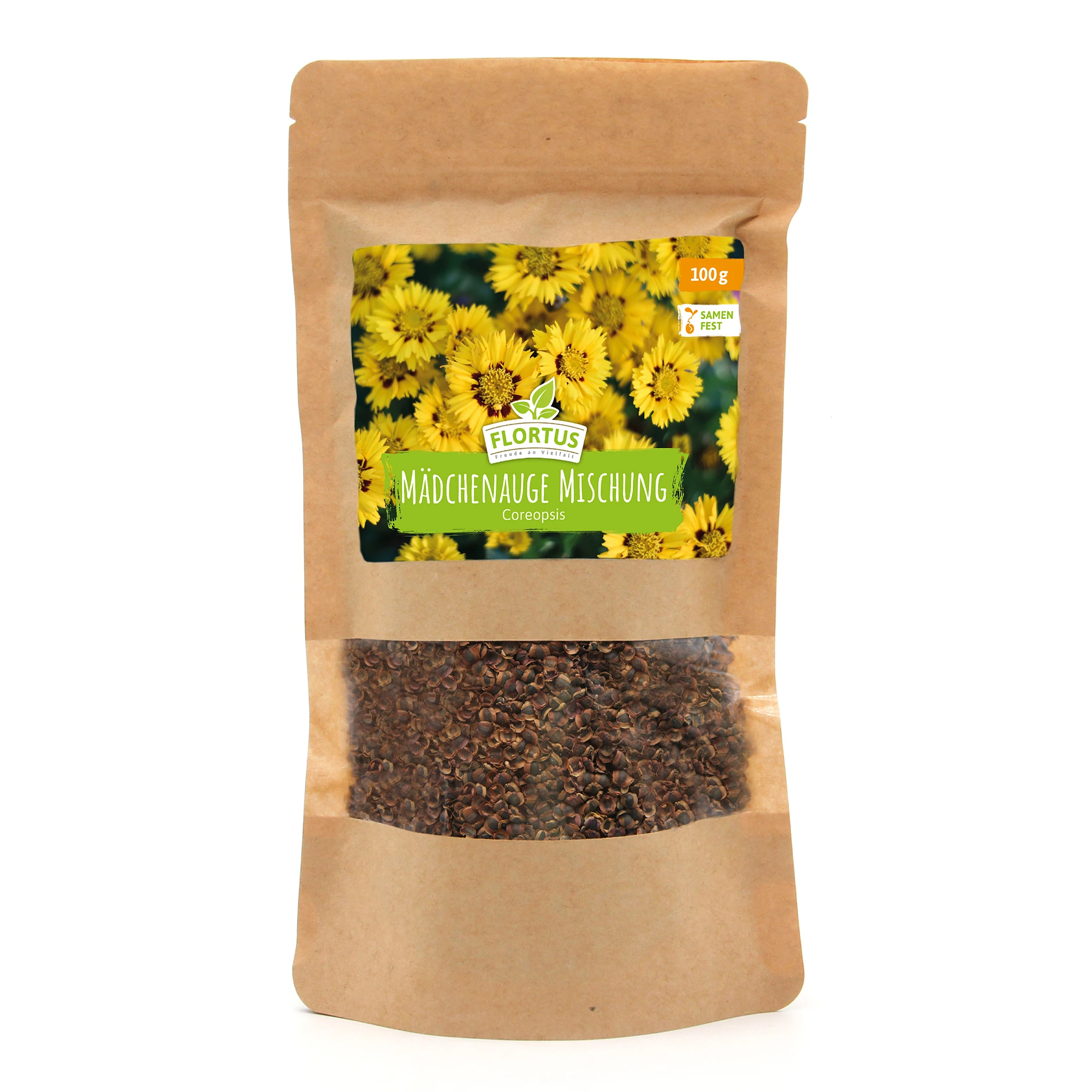 Wiesenblume Mädchenauge (100 G) | Mädchenaugensamen Von FLORTUS 3 Wiesenblume Mädchenauge (100 G) | Mädchenaugensamen Von FLORTUS