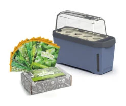 HARRY HERBS &amp; FLORTUS Kräuter Set | Anzuchtsets Von FLORTUS -Samenhaus Geschäft 562699 HARRY HERBS und FLORTUS Kraeuter Set 2000 2387 blau 1